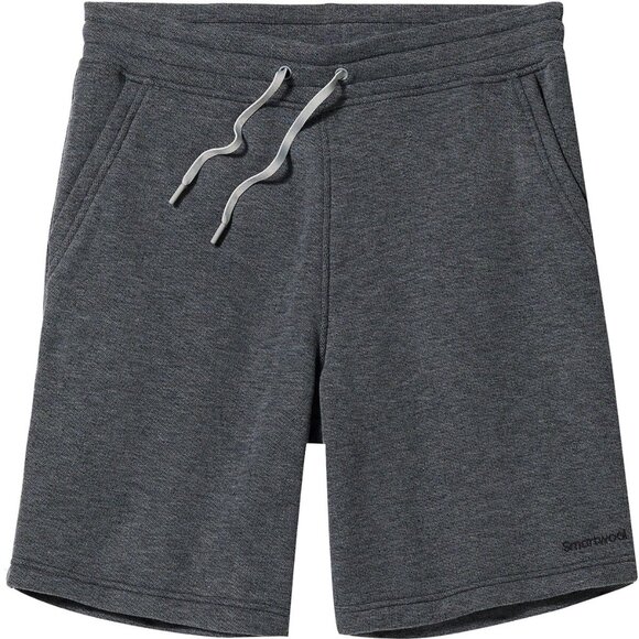 NWT Smartwool Recycled Terry Shorts in Charcoal - Picture 1 of 10